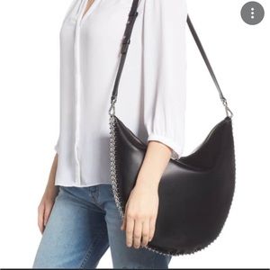 Authentic Paco Rabanne 2019 half moon tote